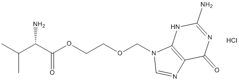 Valacyclovir hydrochloride Structure